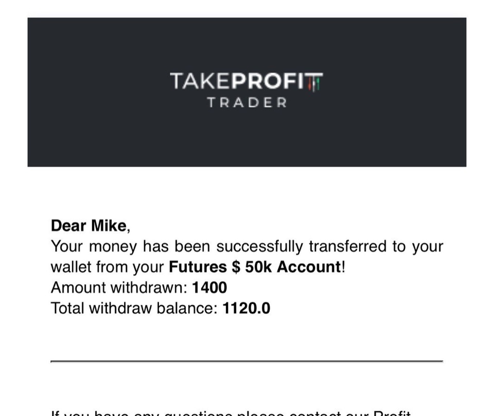 Receipt from Mike R.