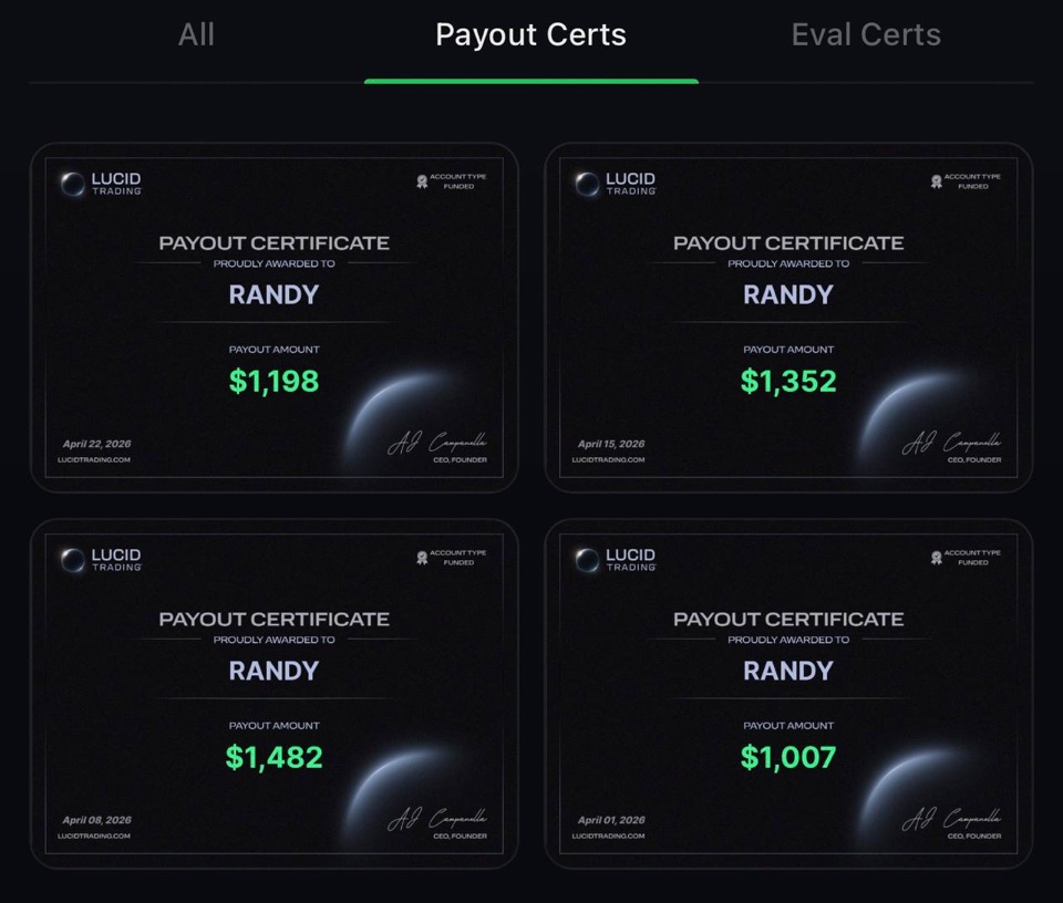Receipt from Randy R.