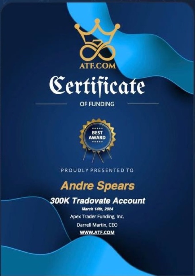 Receipt from Andre Spears