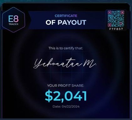 Receipt from Yehonatan M.