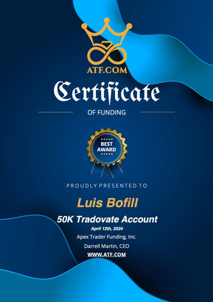 Receipt from Luis Bofill